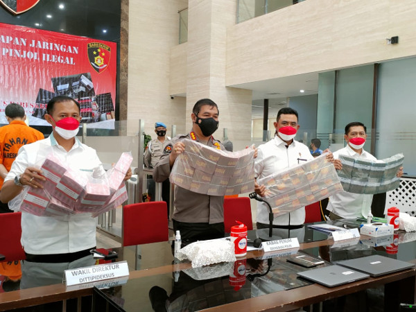 Polisi Sita Uang Rp217 Miliar dari Jaringan Pinjaman <i>Online</i> Ilegal