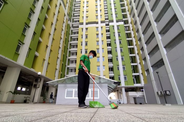 1.706 Pasien Covid-19 Isolasi Terpusat di Rusun Pasar Rumput Hari ini