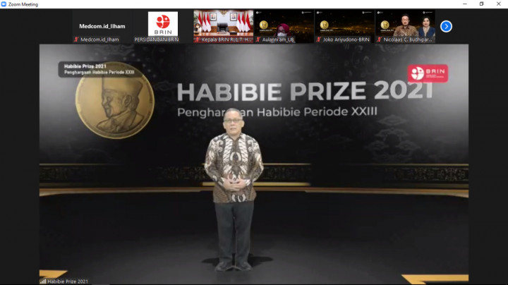 4 Ilmuwan Terima Anugerah Habibie Prize 2021