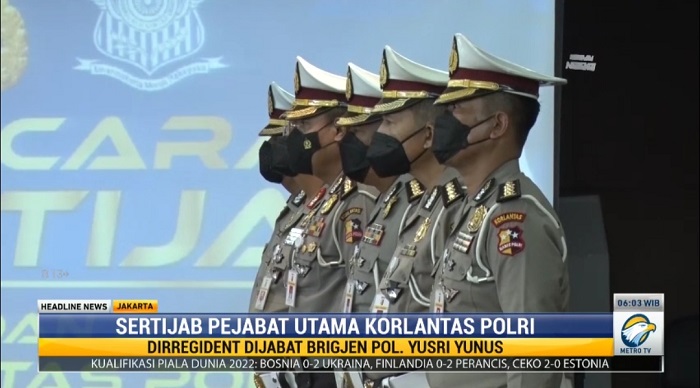 Kakorlantas Polri Pimpin Sertijab Dirgakkum dan Dirregident