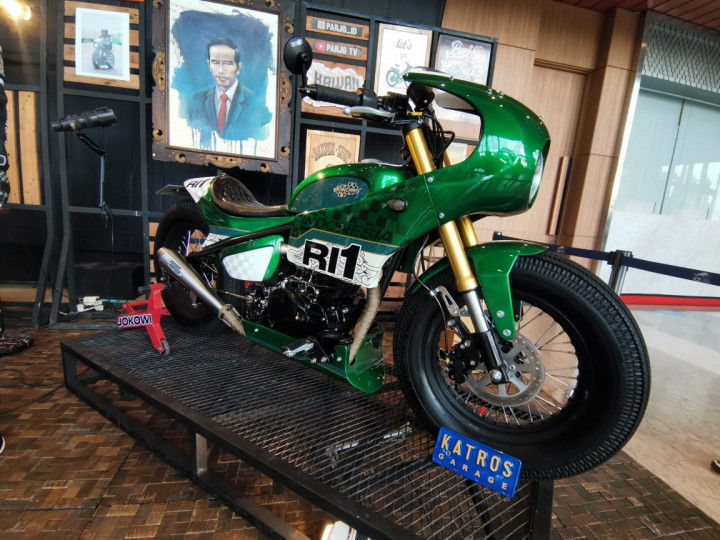 Intip dari Dekat Motor Jokowi yang Viral saat Resmikan Mandalika