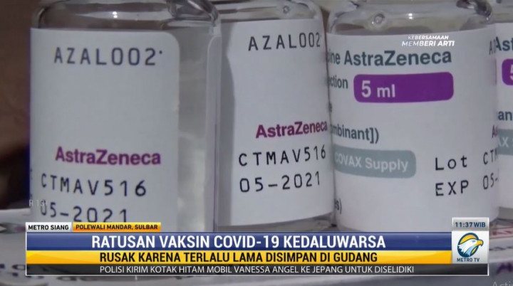 Di Polewali Mandar, Vaksin AstraZeneca, Sinovac, dan Moderna Malah Kedaluwarsa