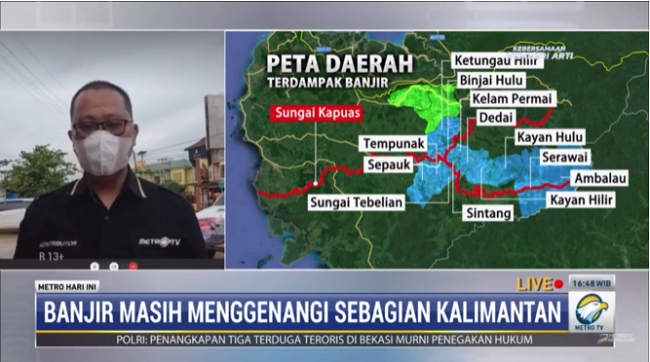 Pemkab Sintang Akui Adanya Pengurangan Daerah Tangkapan Air yang Mengakibatkan Banjir