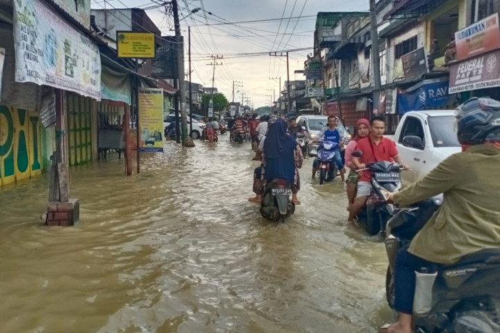 Banjir Landa Lima Desa di Kabupaten Serdang Bedagai