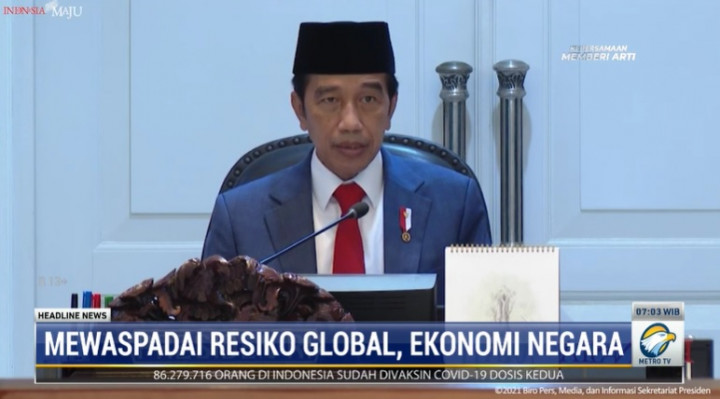 Jokowi: Waspada Perkembangan Global yang Dapat Pengaruhi Ekonomi Nasional
