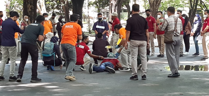 Tersangka Kasus Diklatsar Menwa UNS Menyangkal Adegan <i>Inti</i> saat Rekonstruksi