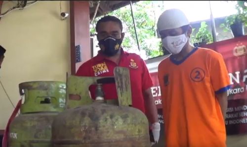 Terjerat Pinjol, Pria Surabaya Ini Curi 38 Tabung Elpiji