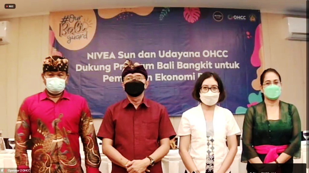 Konferensi pers Niva Sun dan Udayana OHCC mendukung Program Bali Bangkit (Foto: Nivea)