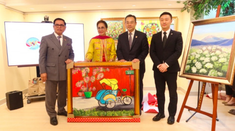 Pameran Seni Lukisan Dukung Kerja Diplomasi Indonesia di Tiongkok