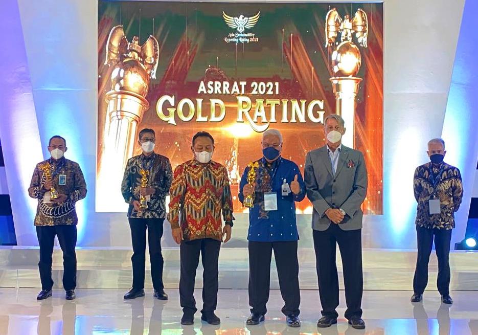 Bank Sumsel Babel meraih predikat Gold Rank untuk penyampaian Sustainability Report tahun 2020 pada ajang Asia Sustainability Reporting Rating (ASSRAT) tahun 2021 (Foto:Dok)
