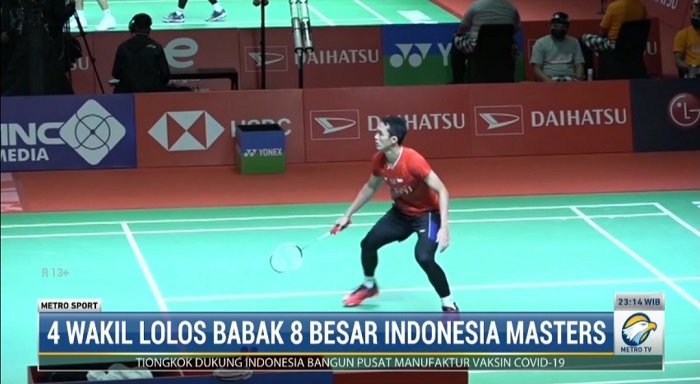 Empat Wakil Indonesia Lolos Babak 8 Besar Indonesia Masters
