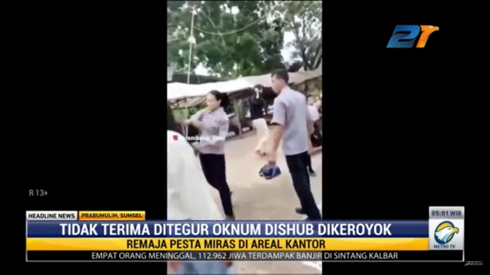 Oknum Dishub Dikeroyok Akibat Tegur Remaja Pesta Miras di Area Kantor