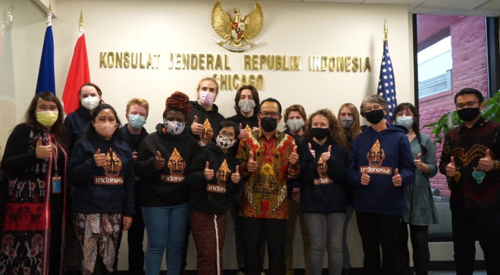 KJRI Chicago Jamu Duta Budaya yang Akan Belajar Bahasa ke Indonesia