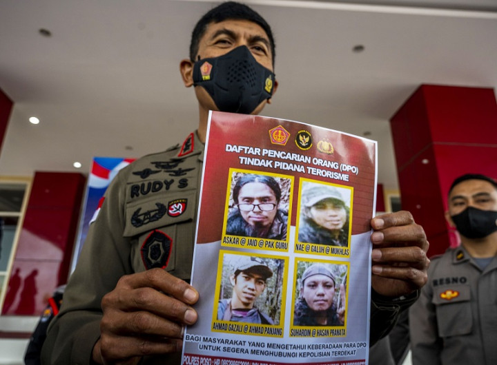Baliho Empat DPO Teroris Poso Disebar