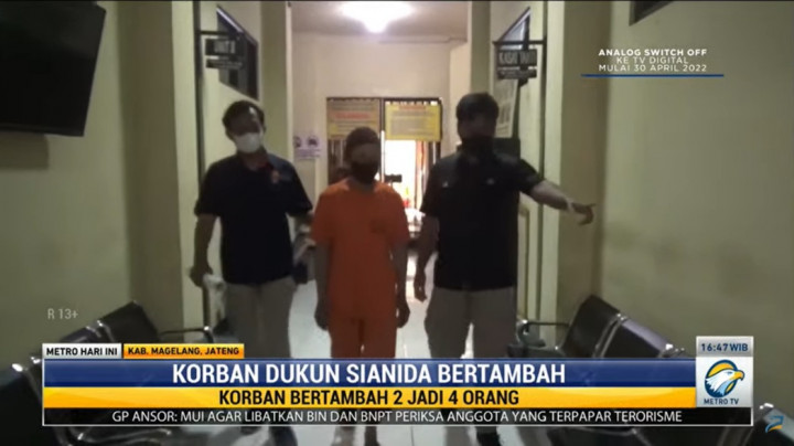 Korban Dukun Sianida Bertambah Menjadi 4 Orang