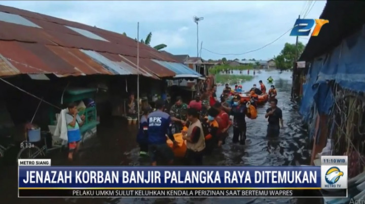 Hilang Diterjang Banjir, Warga Palangka Raya Ditemukan Meninggal Dunia
