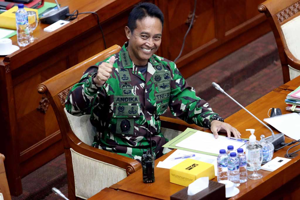 TNI commander General Andika Perkasa.