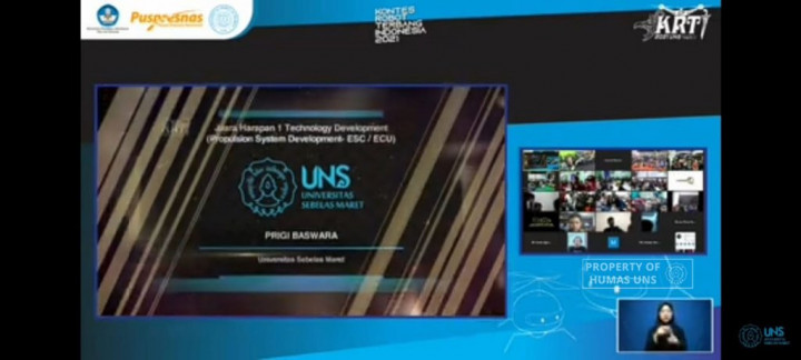 Bengawan UV UNS Borong 3 Gelar Juara KRTI 2021