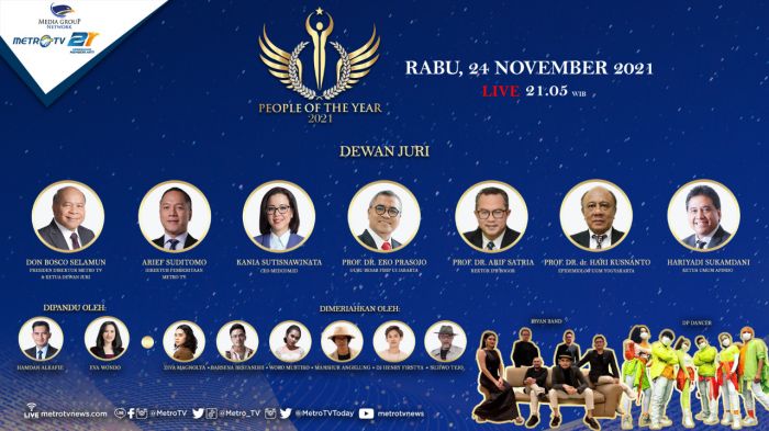 Metro TV Selenggarakan <i>People of The Year</i> 2021