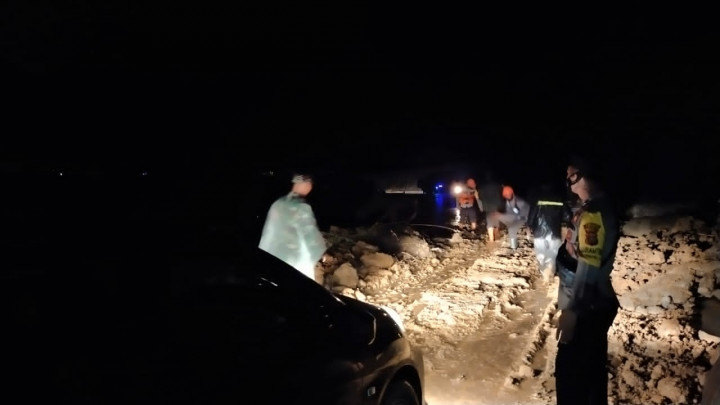 Jalan Penghubung Cekal-Lampahan di Bener Meriah Aceh Putus Total