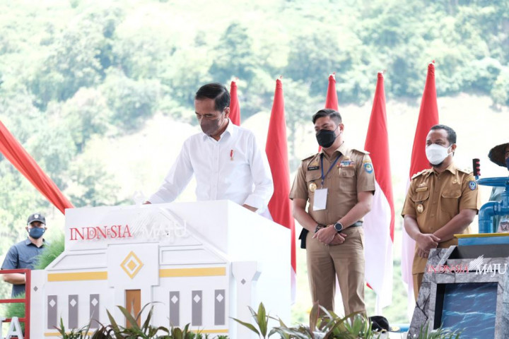 Jokowi Sebut Bendungan Karalloe Kurangi Banjir hingga 49%