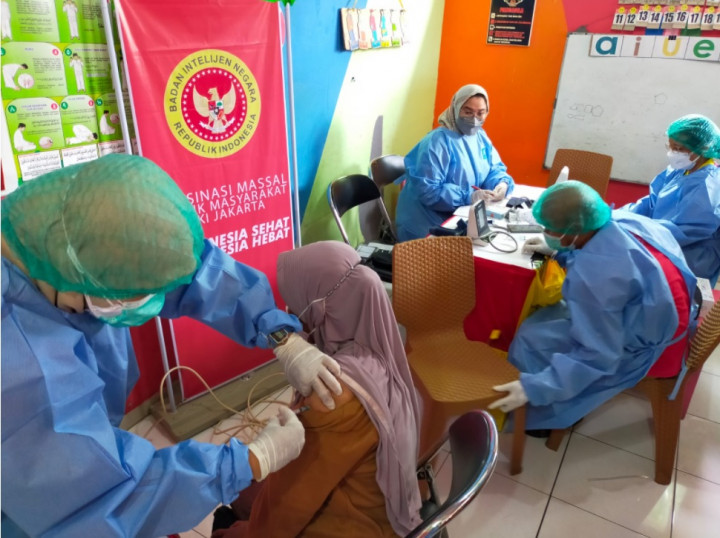 Cegah Varian Baru Covid-19, BIN DKI Jakarta Percepat  Vaksinasi Warga Ibu Kota
