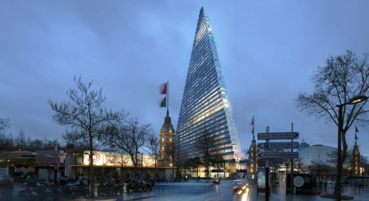 Tertunda 15 Tahun, Pencakar Langit Terbesar Bentuk Segitiga Mulai Dibangun