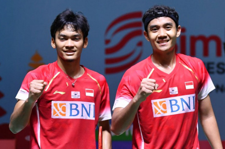 Tundukkan Rekan Pelatnas, Bagas/Fikri ke Babak Kedua Indonesia Open