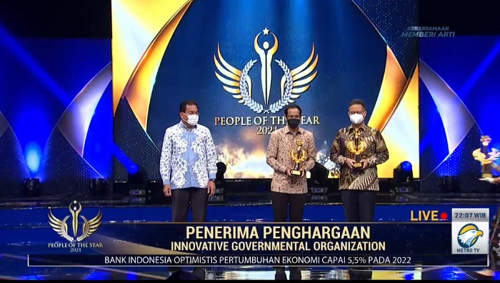 Ini Peraih People of the Year Metro TV Bidang Innovative Governmental Organization