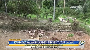 Tak Rela Kalah di Pilkades, Timses Tutup Akses Jalan