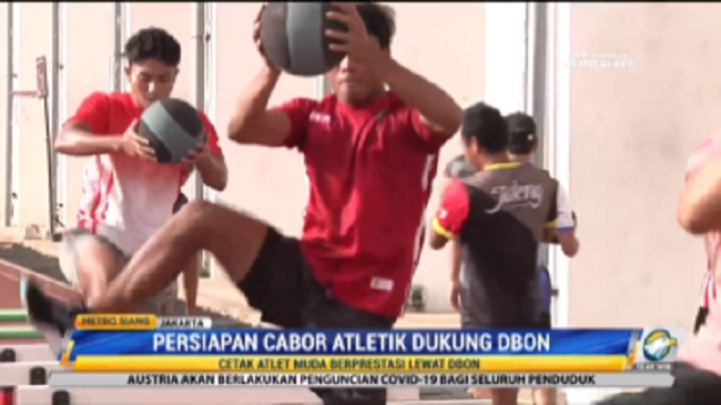 Persiapan Cabor Atletik Dukung DBON