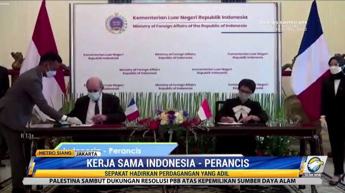 Indonesia-Prancis Sepakat Hadirkan Perdagangan yang Adil