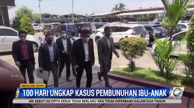 100 Hari Ungkap Kasus Pembunuhan Ibu dan Anak