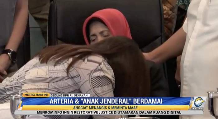 Perseteruan Arteria Dahlan dengan Anggiat Berujung Damai