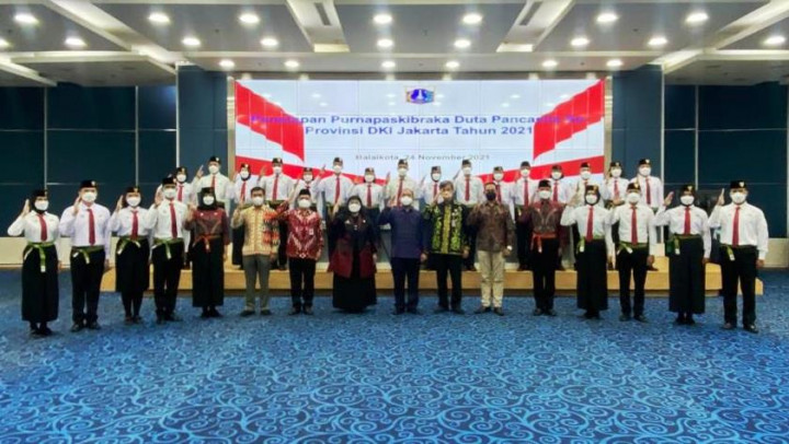 230 Purnapaskibraka Jakarta Ditetapkan sebagai Duta Pancasila