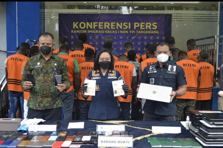 24 WN Asal Afrika Ditangkap Imigrasi Tangerang