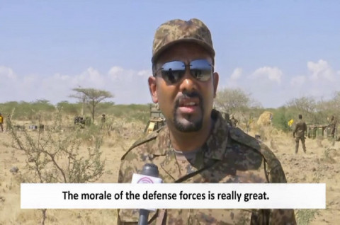 Berpakaian Militer, PM Ethiopia Terlihat Berada di Medan Perang