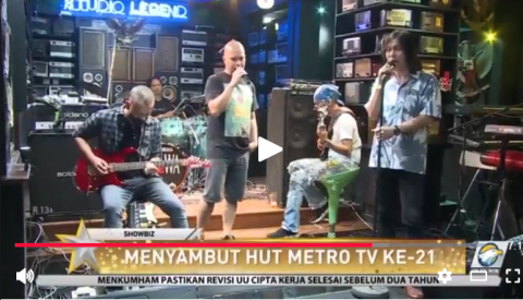 Dewa dan Once Ilhami Makna Kebersamaan Lewat HUT Ke-21 Metro TV