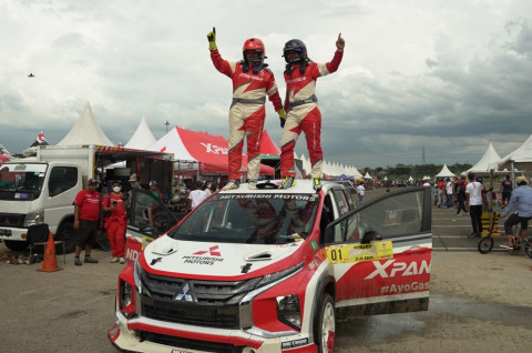Rifat Sungkar Juara Umum Kejurnas Sprint Rally 2021