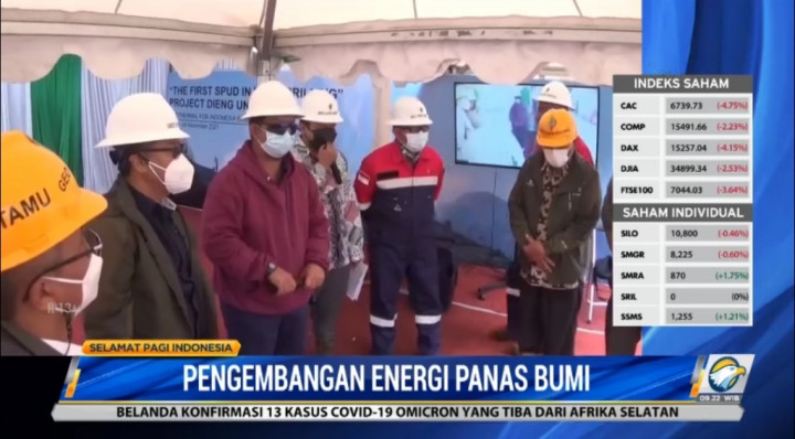 Kapasitas PLTP Unit 2 Dieng Ditingkatkan Jadi 55 MW