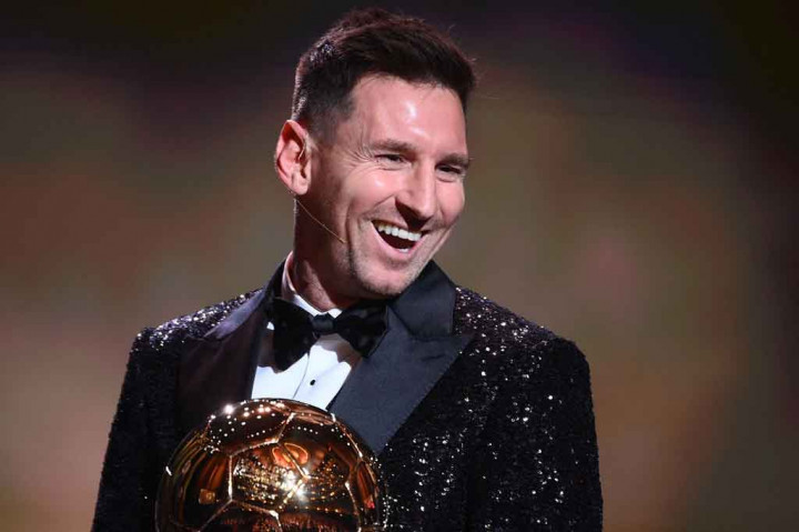 Messi Raih Ballon d'Or untuk Ketujuh Kalinya