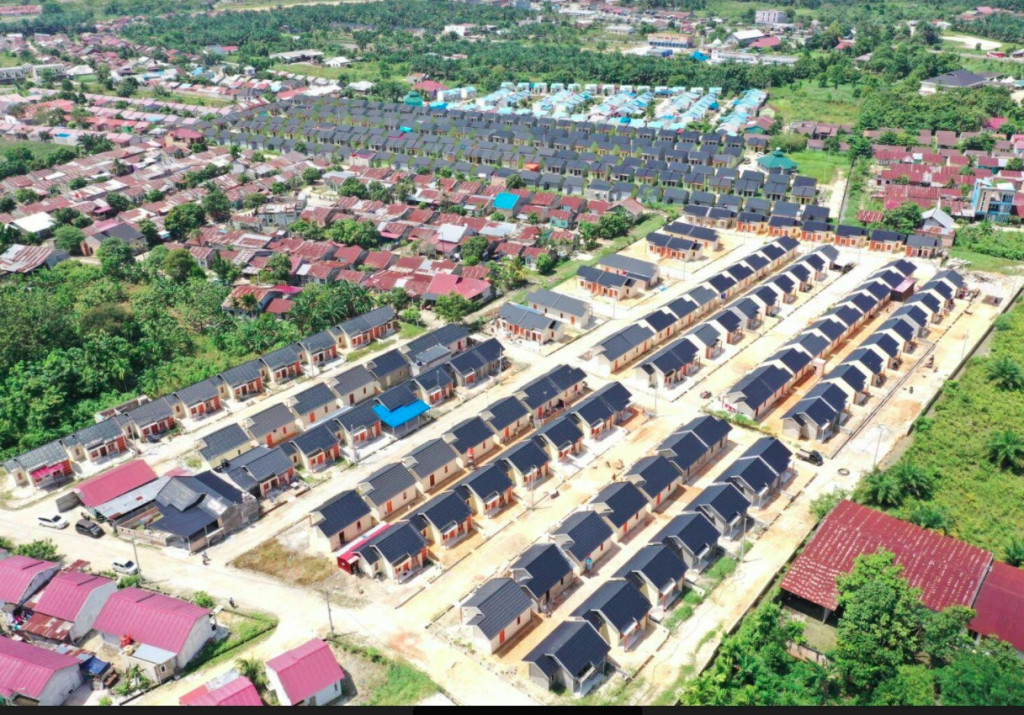 Rumah subsidi yang dibangun kementerian PUPR. Foto: Kementerian PUPR