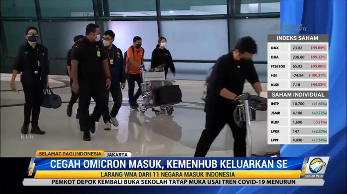Cegah Masuknya Varian Omicron, Akses Masuk ke Indonesia Diperketat