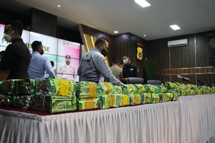 Upaya Penyelundupan 100 Kilogram Sabu Asal Malaysia Digagalkan