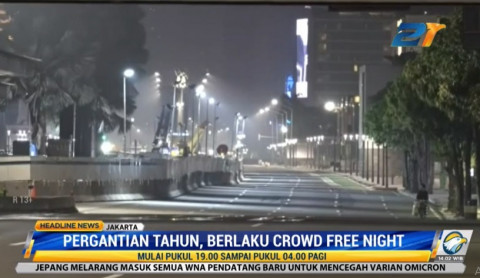 Ingat! <i>Crowd Free Night</i> di Jakarta Berlaku Saat Malam Pergantian Tahun
