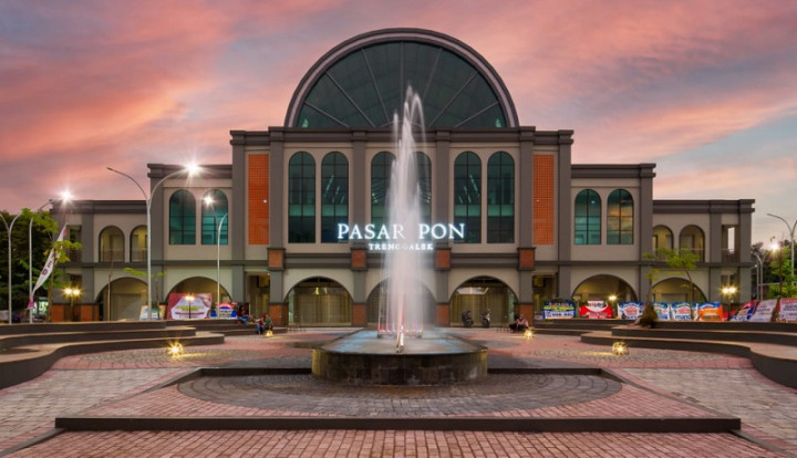 Dibangun Rp73,8 Miliar, Intip Pasar Pon Trenggalek yang Bergaya Victorian dan Lokal