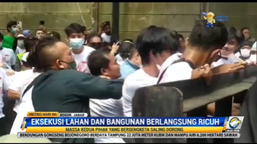 Eksekusi Lahan dan Bangunan di Cibinong Berlangsung Ricuh