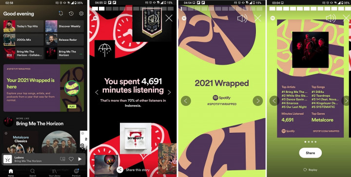 Viral di Media Sosial, Begini Cara Ikutan Spotify Wrapped 2021