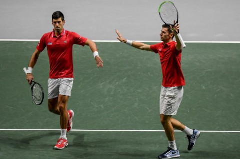 Novak Djokovic Bantu Serbia ke Semifinal Piala Davis