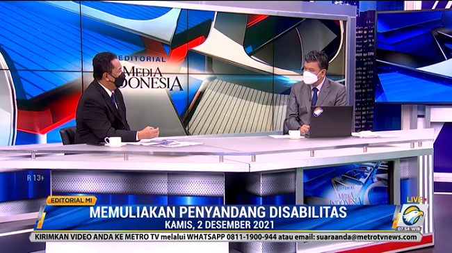 Komnas Disabilitas Seharusnya di Bawah Payung Kementerian Hukum dan HAM